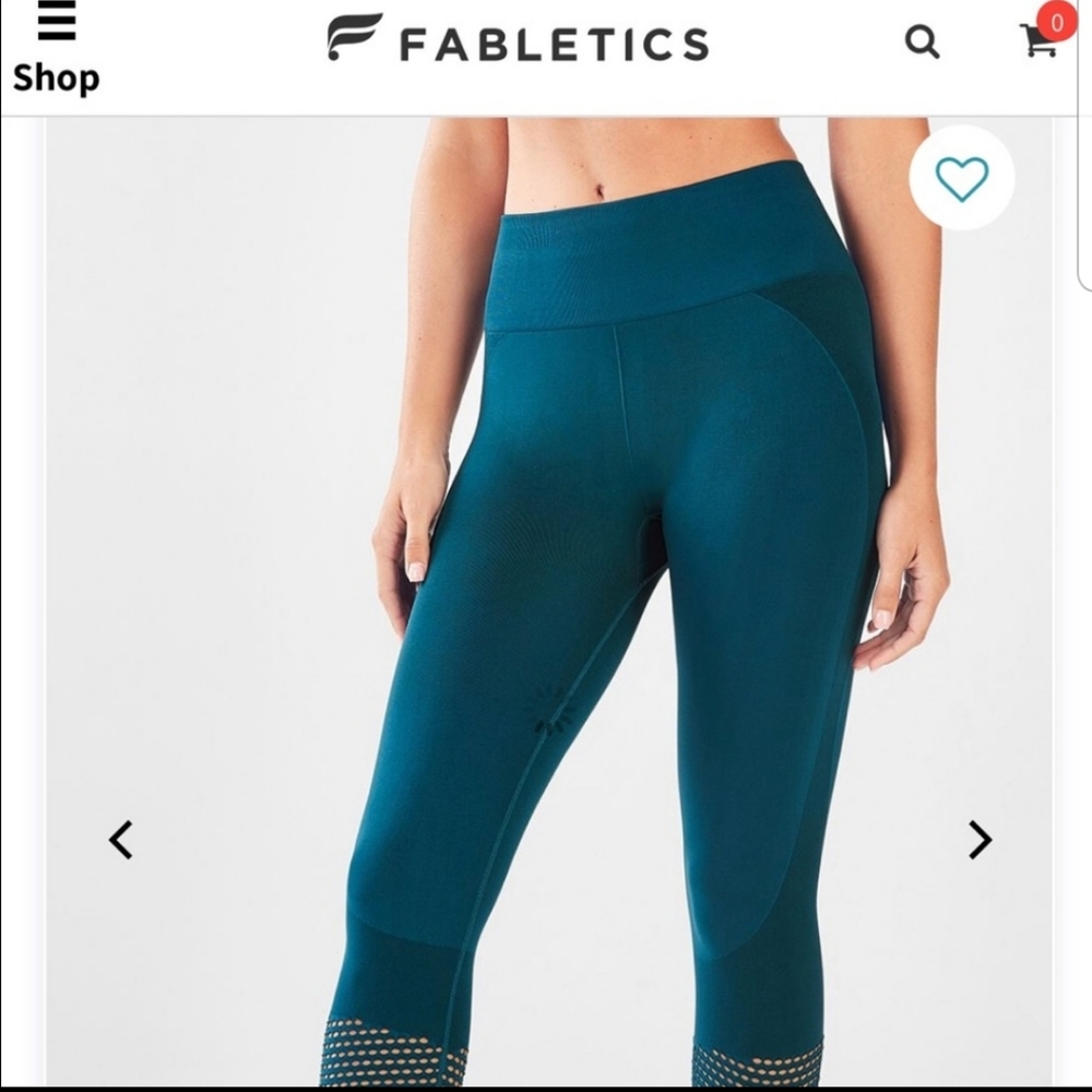 Womens Fabletics seamless highwaisted mesh legging